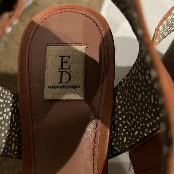 Ellen Degeneres Brown heel sandals - Picture 7 of 8